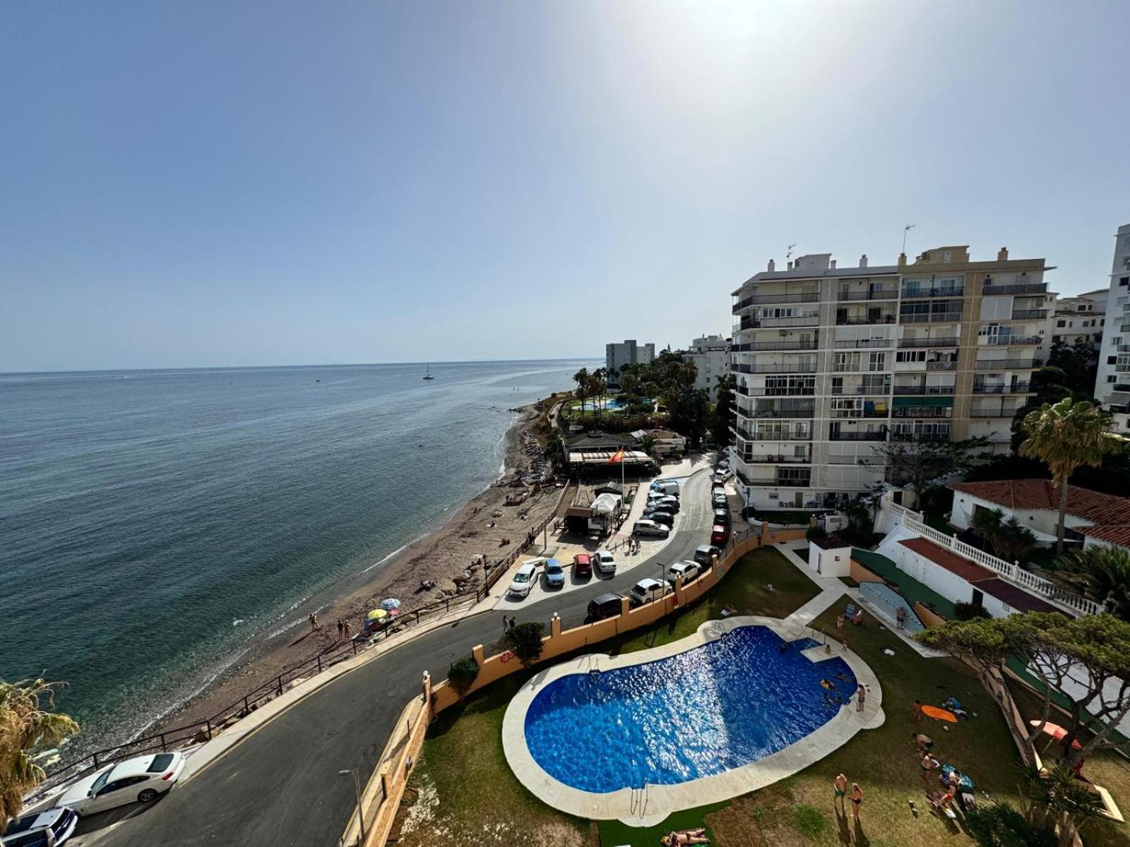 Beachfront Studio ,The View Calahonda, Panoramic Sea Views Sitio de Calahonda Eksteriør billede